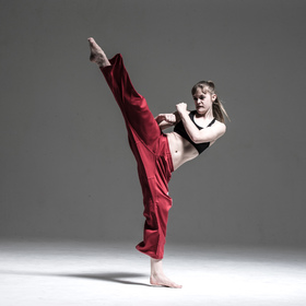 Female kickboxing 3 — figure reference